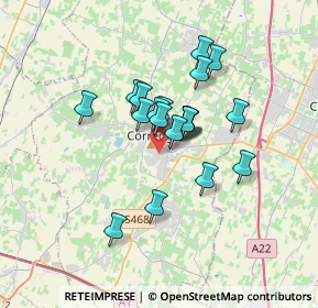 Mappa Via Praga, 42015 Correggio RE, Italia (2.545)