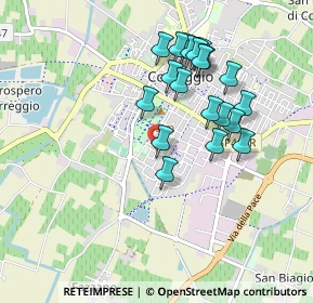 Mappa Via Sergio Gelsomini, 42015 Correggio RE, Italia (0.865)