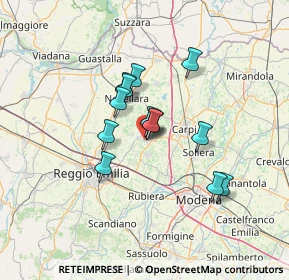 Mappa Via Sergio Gelsomini, 42015 Correggio RE, Italia (10.00308)