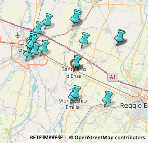 Mappa Via Edmondo de Amicis, 42049 Sant'Ilario d'Enza RE, Italia (8.529)