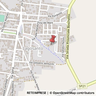Mappa Via Donatori di Sangue, 4, 44023 Lagosanto, Ferrara (Emilia Romagna)