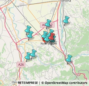 Mappa Via Sandro Pertini, 15067 Novi Ligure AL, Italia (4.95)