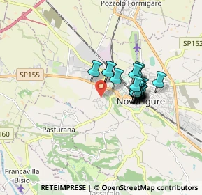 Mappa Via Sandro Pertini, 15067 Novi Ligure AL, Italia (1.2035)