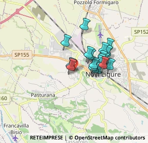 Mappa Via Sandro Pertini, 15067 Novi Ligure AL, Italia (1.229)