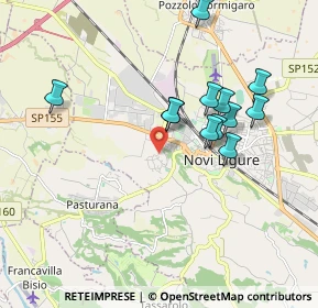 Mappa Via Sandro Pertini, 15067 Novi Ligure AL, Italia (1.745)