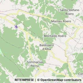 Mappa Baldissero d'Alba