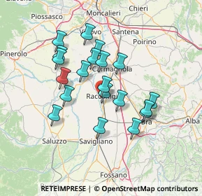 Mappa Corso Principi di Piemonte, 12035 Racconigi CN, Italia (12.0625)