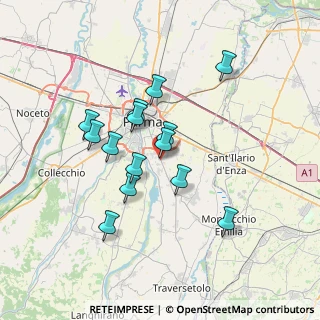 Mappa Strada Provinciale Traversetolo, 43123 Porporano PR, Italia (6.01857)
