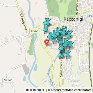 Mappa Via Cavalieri di Vittorio Veneto, 12035 Racconigi CN, Italia (0.37143)