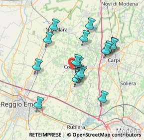 Mappa Via Chinnici, 42015 Correggio RE, Italia (6.59188)