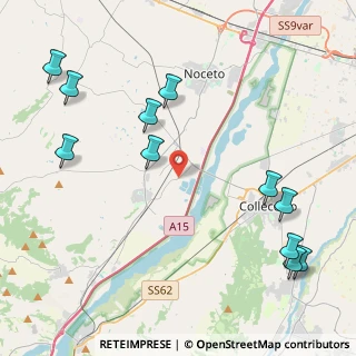 Mappa Strada Ghiaie, 43014 Noceto PR, Italia (5.40182)