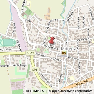 Mappa Via Santuario, 22, 12033 Moretta, Cuneo (Piemonte)