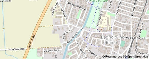 Mappa Bagnolo in Piano