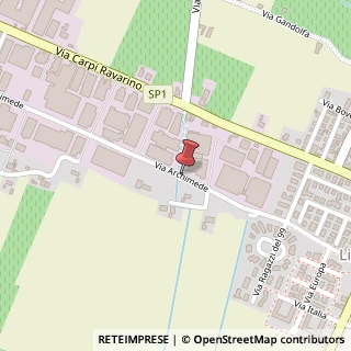 Mappa Via Archimede, 243, 41010 Soliera, Modena (Emilia Romagna)