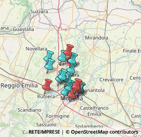 Mappa Via Evangelista Torricelli, 41019 Limidi MO, Italia (10.14316)