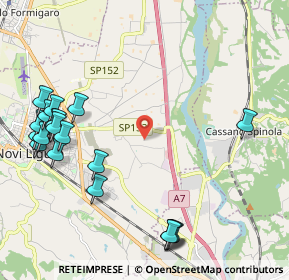 Mappa Strada dei Contardini, 15067 Novi ligure AL, Italia (2.7015)