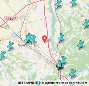 Mappa Strada dei Contardini, 15067 Novi ligure AL, Italia (6.5045)
