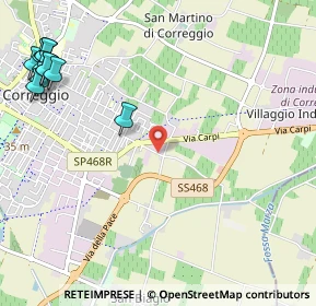 Mappa Via Ardione, 42015 Correggio RE, Italia (1.60545)