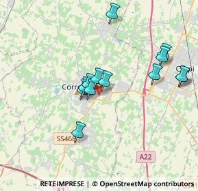 Mappa Via Ardione, 42015 Correggio RE, Italia (3.34923)