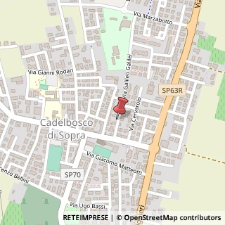 Mappa Via G. Galilei, 3, 42023 Cadelbosco di Sopra, Reggio nell'Emilia (Emilia Romagna)