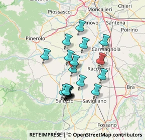 Mappa Via Della Crociata, 12033 Moretta CN, Italia (11.3495)