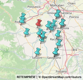 Mappa Via Della Crociata, 12033 Moretta CN, Italia (12.62789)