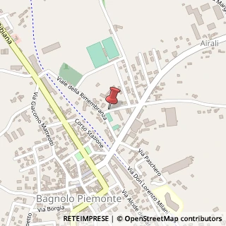 Mappa Via Campo Sportivo, 10, 12031 Bagnolo Piemonte, Cuneo (Piemonte)