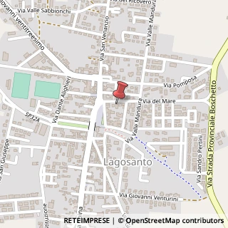 Mappa Via del Mare, 8, 44023 Lagosanto, Ferrara (Emilia Romagna)
