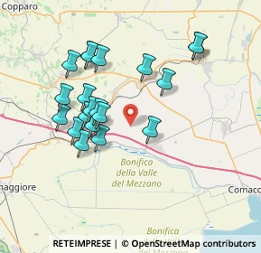 Mappa Via Pasubio, 44020 Migliaro FE, Italia (6.918)