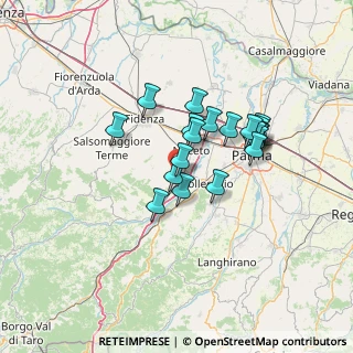 Mappa Strada Cornaccina, 43014 Medesano PR, Italia (10.9905)