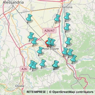 Mappa Via Arturo Toscanini, 15067 Novi Ligure AL, Italia (7.66389)
