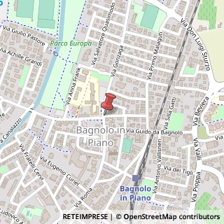 Mappa Via Gonzaga, 8, 42011 Bagnolo in Piano, Reggio nell'Emilia (Emilia Romagna)