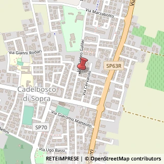 Mappa Via G. Galilei, 16, 42023 Cadelbosco di Sopra, Reggio nell'Emilia (Emilia Romagna)