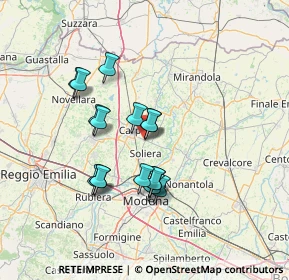 Mappa Via Carpi Ravarino, 41019 Limidi MO, Italia (11.9025)