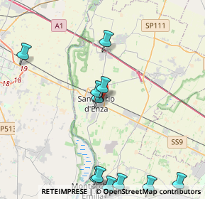 Mappa Via F. Fellini, 42049 Sant'Ilario d'Enza RE, Italia (5.30364)