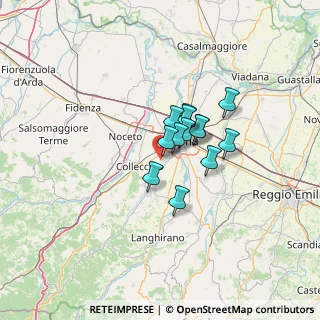 Mappa Strada Vighefio, 43044 Lemignano PR, Italia (8.02692)