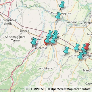 Mappa Strada Vighefio, 43044 Parma PR, Italia (16.528)
