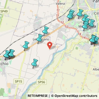 Mappa Strada Vighefio, 43044 Parma PR, Italia (3.255)