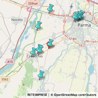 Mappa Via Anna Frank, 43044 Collecchio PR, Italia (4.87083)
