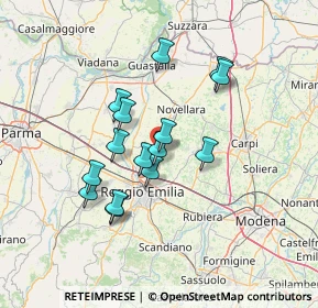 Mappa Galleria della Rocca, 42011 Bagnolo In Piano RE, Italia (11.46533)