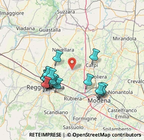 Mappa , 42015 Correggio RE, Italia (13.3925)