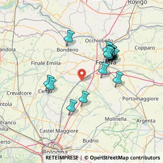 Mappa Via Canali, 44028 Poggio Renatico FE, Italia (13.80647)