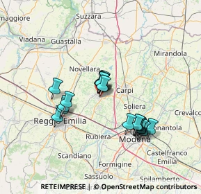 Mappa Viale della Vecchia Ferrovia, 42015 Correggio RE, Italia (11.691)