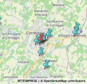 Mappa Viale della Vecchia Ferrovia, 42015 Correggio RE, Italia (1.51364)