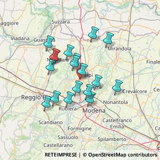 Mappa Via Francesco Tarquinio Superbi, 41012 Santa Croce Scuole MO, Italia (12.21333)
