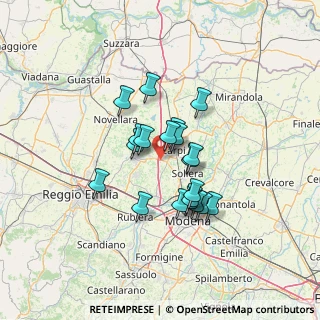 Mappa Via Francesco Tarquinio Superbi, 41012 Santa Croce Scuole MO, Italia (10.3475)