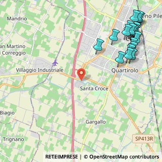 Mappa Via Francesco Tarquinio Superbi, 41012 Santa Croce Scuole MO, Italia (3.1615)