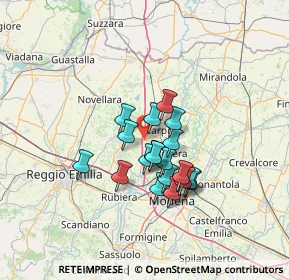 Mappa 41012 Santa Croce Scuole MO, Italia (10.3295)