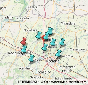 Mappa 41012 Santa Croce Scuole MO, Italia (11.115)