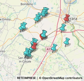 Mappa Via Guglielmo Marconi, 44028 Poggio Renatico FE, Italia (6.927)